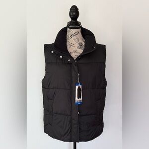 Mondetta Outdoor Project Women’s Puffer Vest Black Size Large New with Tags
